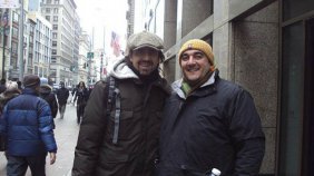 Valerio Staffelli con Italo