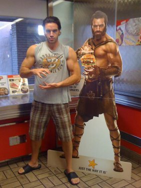 L'interno di un fast food