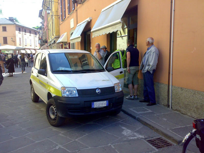 in via Garibaldi